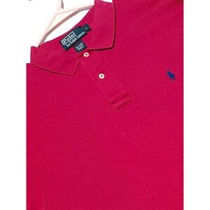 Ralph Lauren Polo Shirt Men L Red Pony Casual Short Sleeve Pullover ~ Very Soft